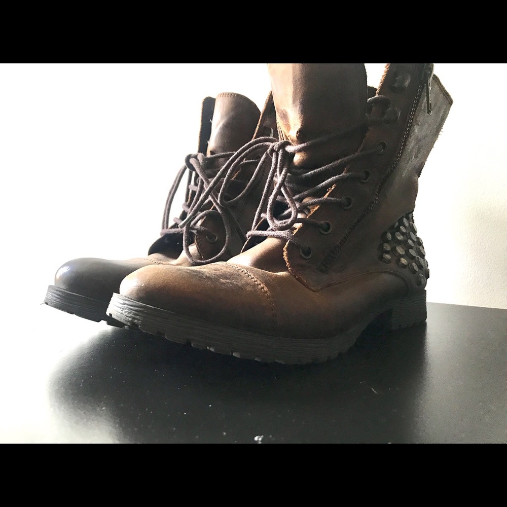 Aldo Brown Combat Boots